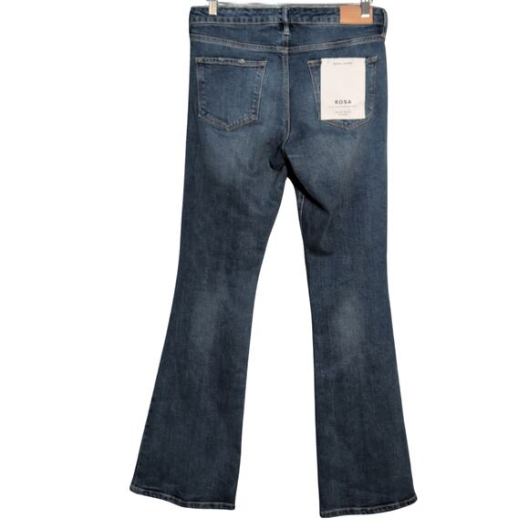 Dear John Jeans Women Size 29x34* Rosa High Rise Flare BohoChic Denim NEW - Picture 2 of 10